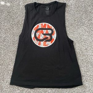 Women’s Large CycleBar Red & Orange Tank